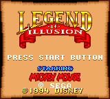 Legend of Illusion Starring Mickey Mouse